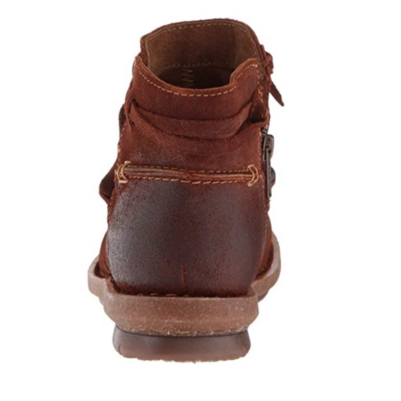 Born
Tarkiln Distressed Wraparound Lace Detail Leather Booties - Picture 7 of 17